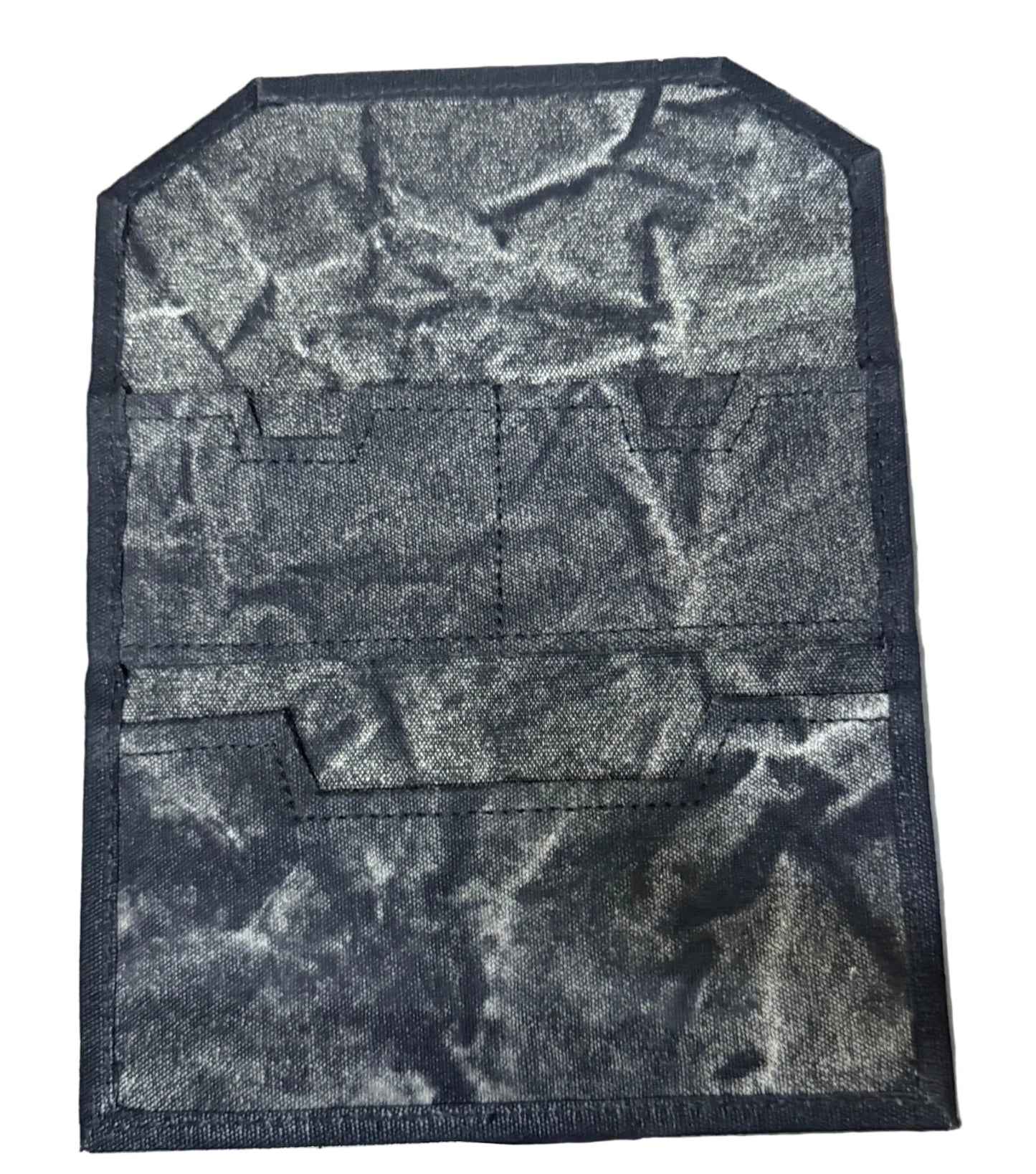 Bundle & Save – Black Cowhide Canvas Crossbody and Canvas Wallet – Upcycled Military Canvas – Western Cowhide Style