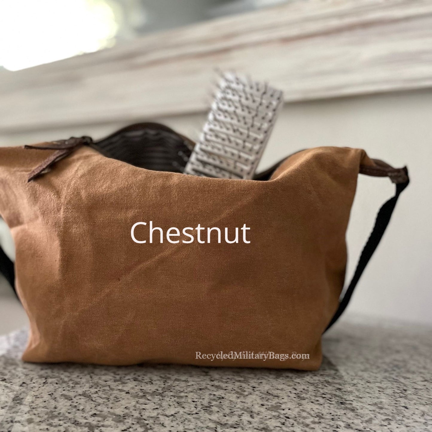 Military Canvas Dopp Kit, Travel Case, Shaving Kit or Makeup Bag ~ Great Gift!