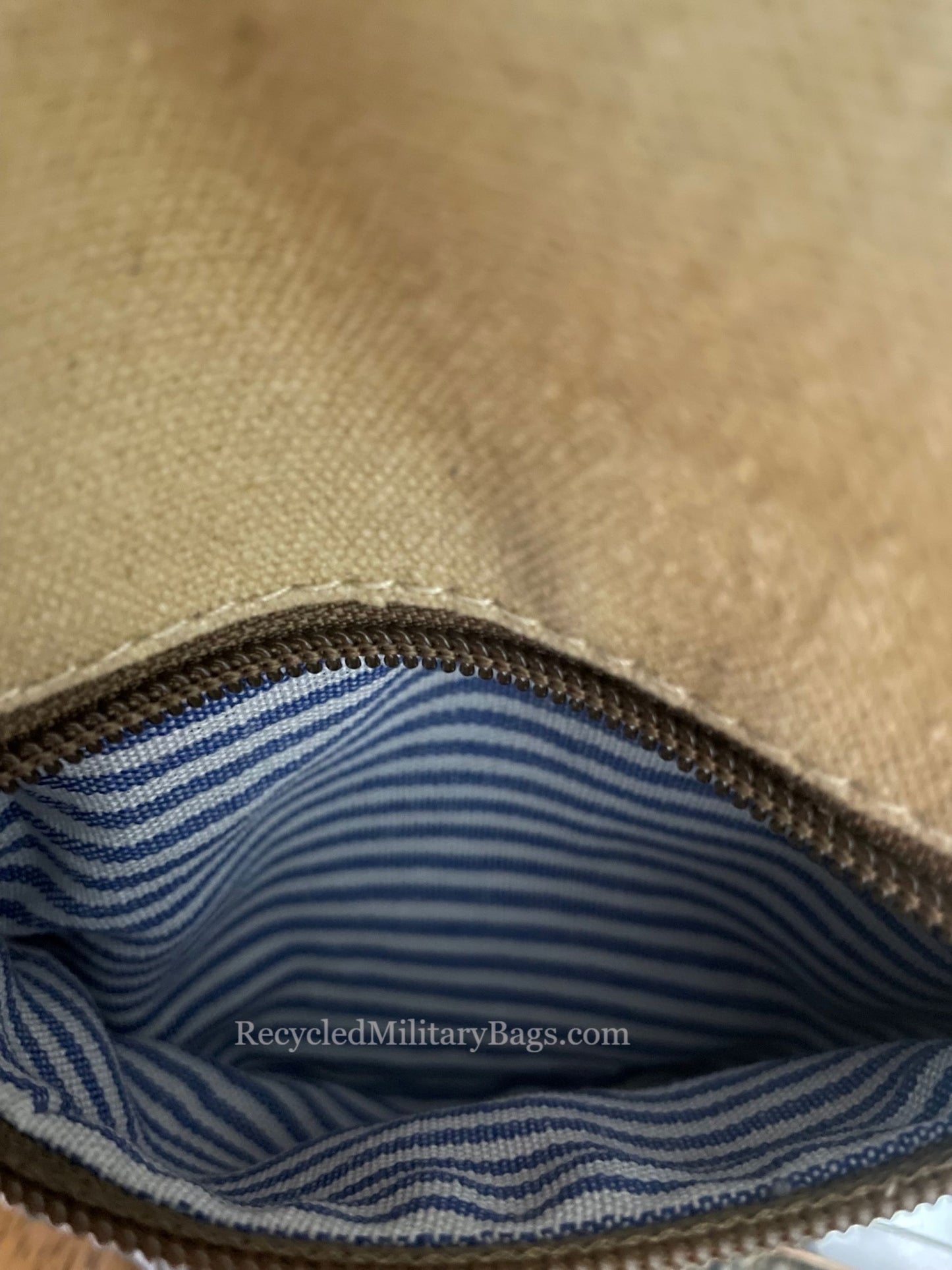 Small Canvas Passport Crossbody Bag ~ Travel, Festival or Small sustainable