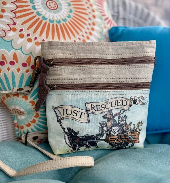 Just Rescued! Loveable and Adorable Rescue Dog Crossbody