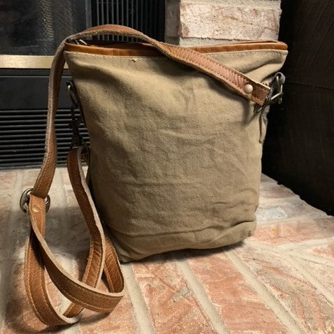 Peace Love Dogs Sustainable Canvas Purse Crossbody Bag