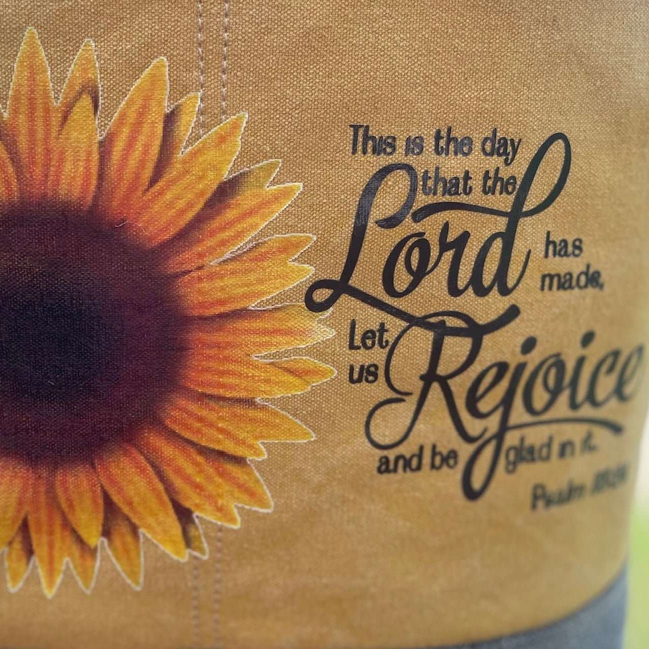 Sunflowers Rejoice Yellow Tote with Crossbody Strap