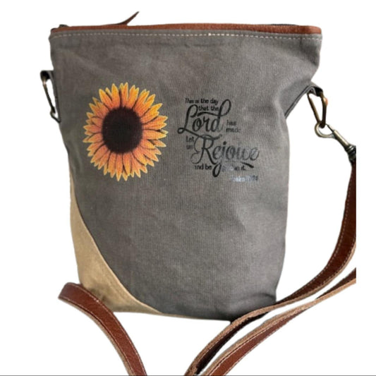 Sunflower Rejoice Minimalist Crossbody
