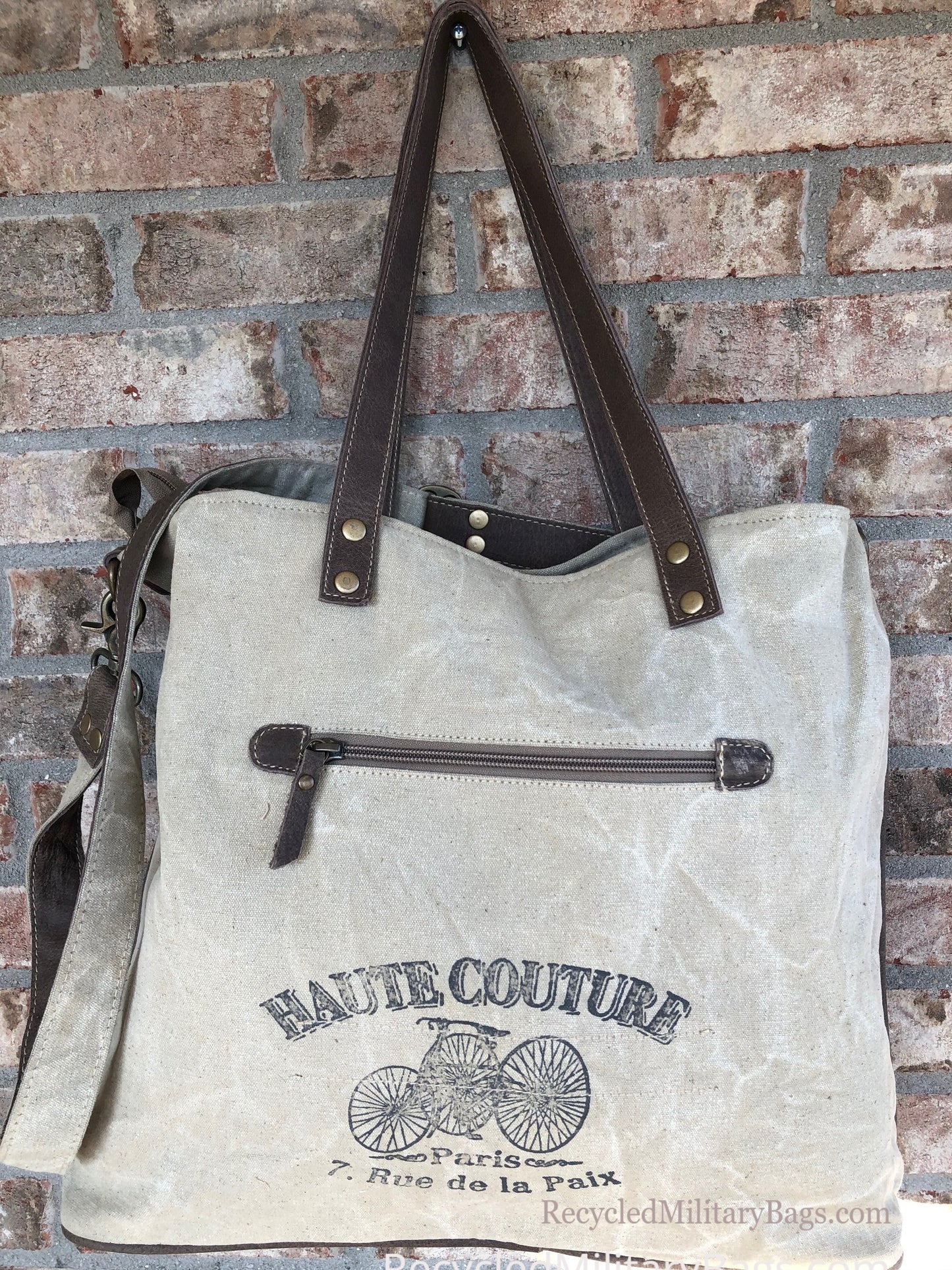 American Ramblers Bicycle Sustainable Canvas Tote - Available by Special Order