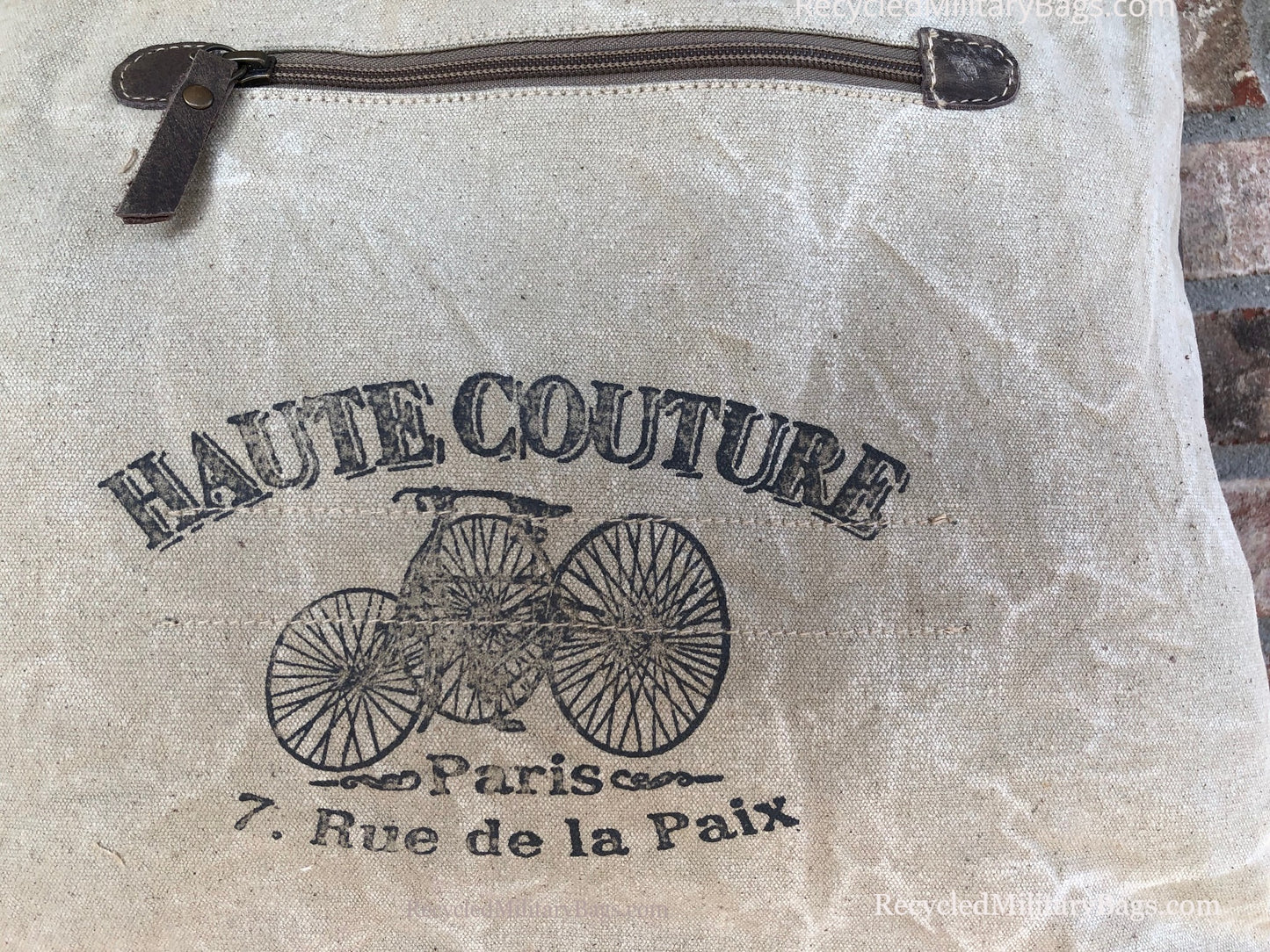 American Ramblers Bicycle Sustainable Canvas Tote - Available by Special Order