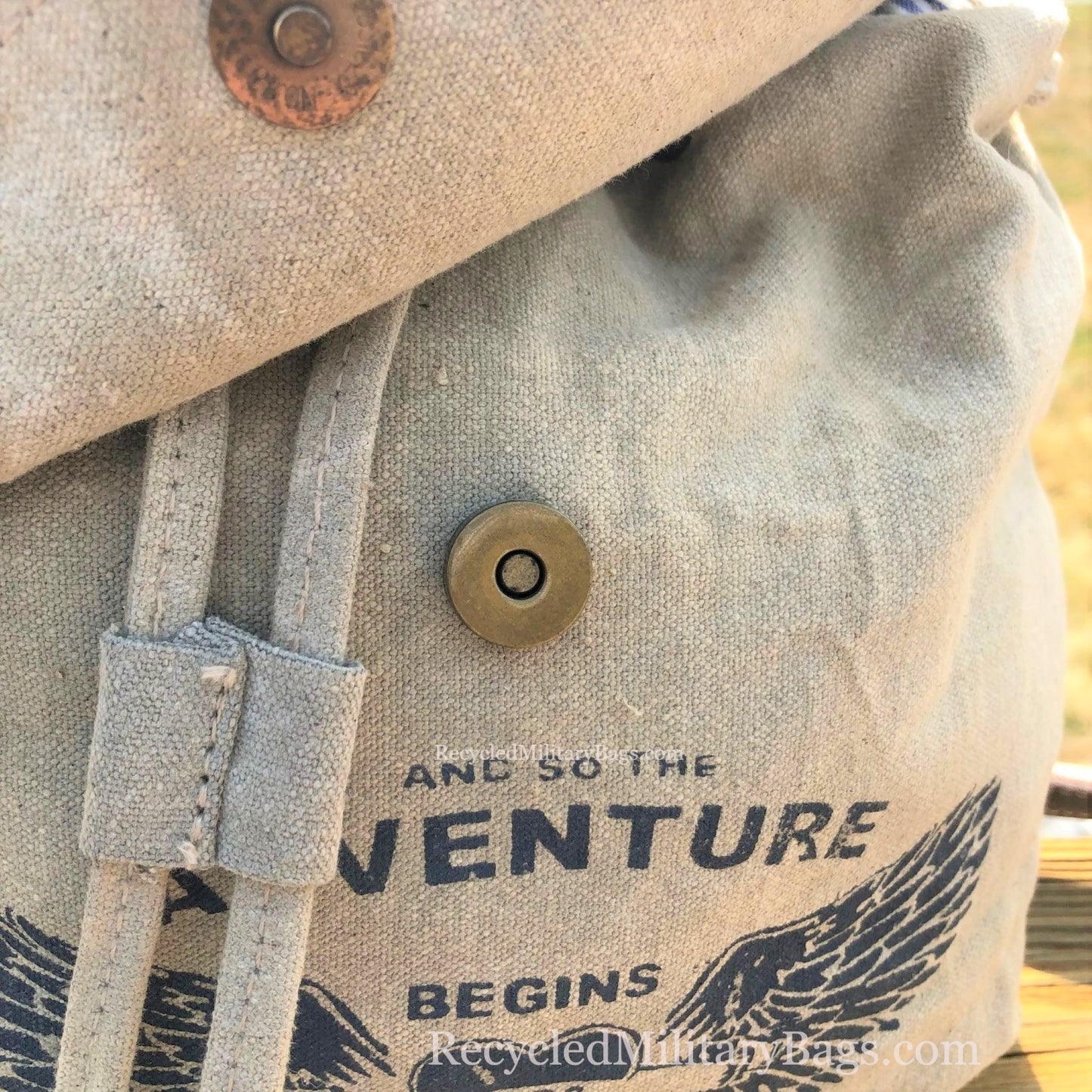 Canvas Angel Wing Adventure Backpack Purse with Adjustable Straps! It's Heavenly!