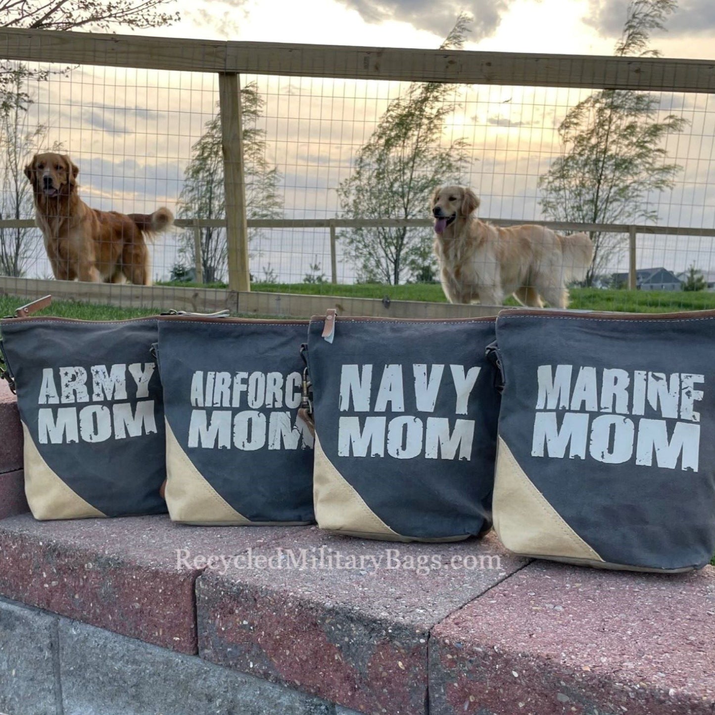 Army Mom Military Canvas Crossbody Bag - Army Proud! Great Sustainable Gift for Mom!