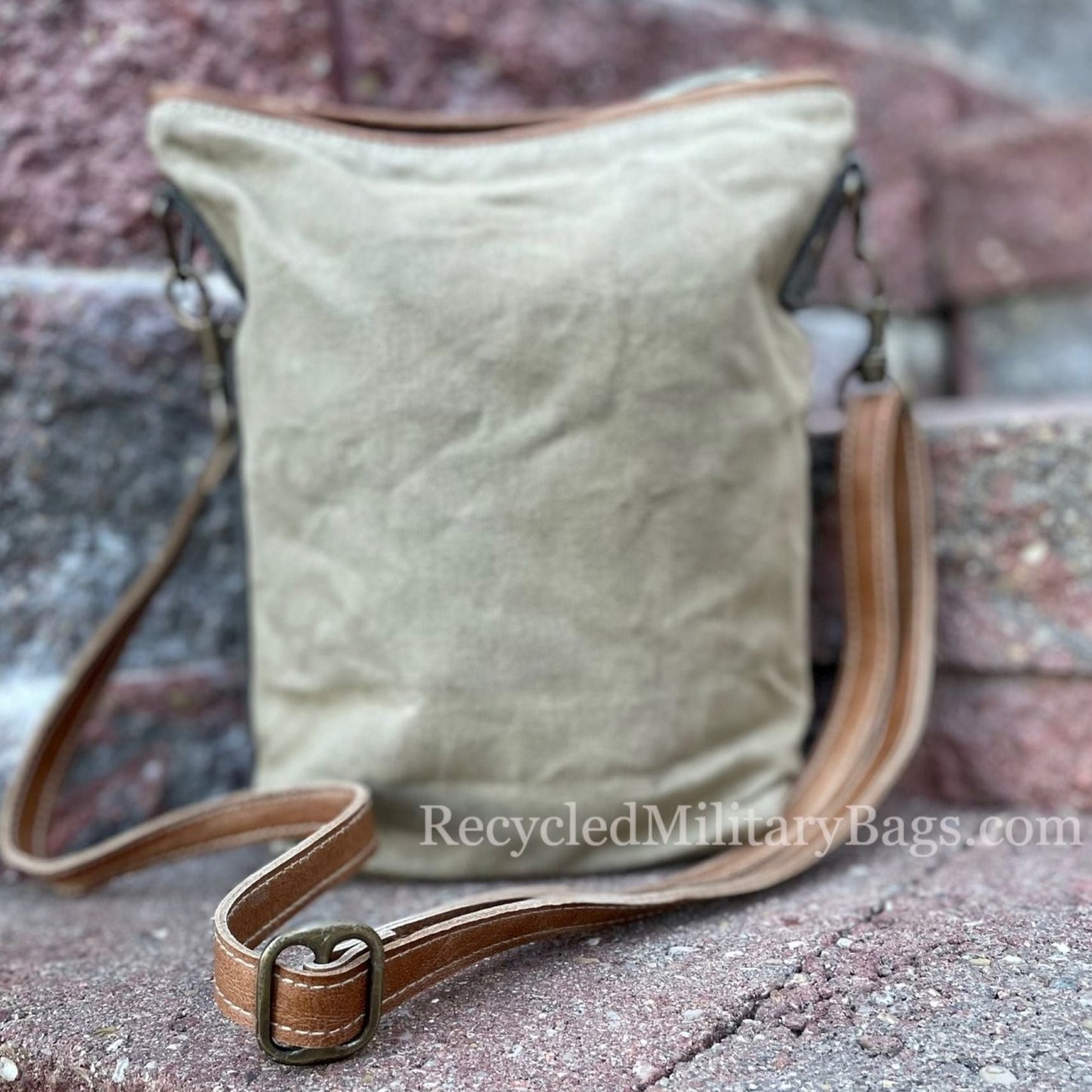 Air Force Mom Military Canvas Crossbody Bag - Air Force Proud! Great Gift for Mom!