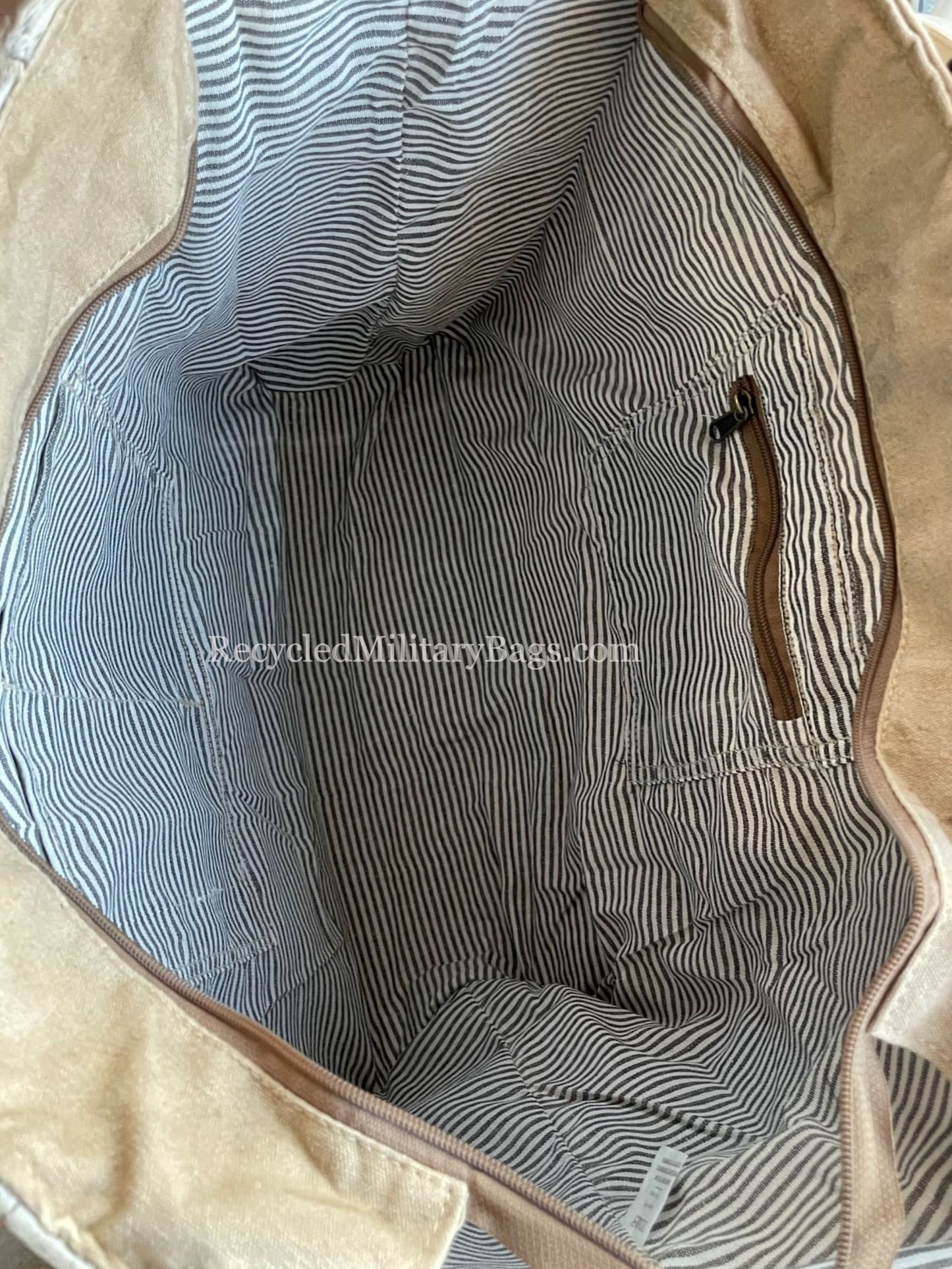 London Weekender Sustainable Canvas and Cow Hide Large Travel Tote Bag - Style, Class and Function!