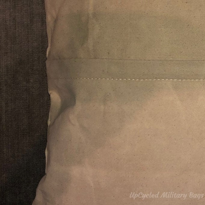 Buck Repurposed Military Canvas Deer Head Pillow Cover Deer Silhouette Rustic Chic Farmhouse Decor Accent Antlers Throw Pillow