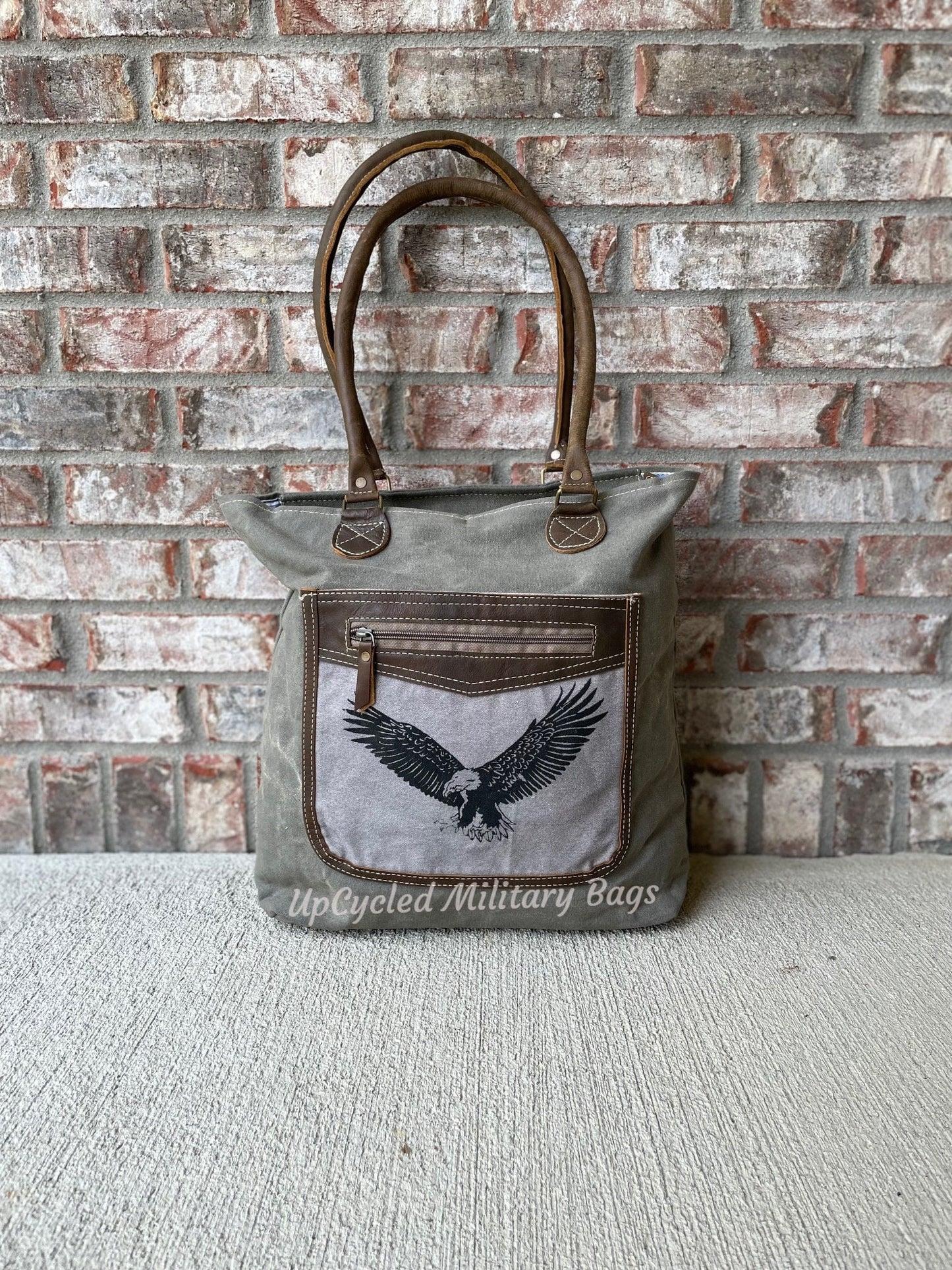 Bald Eagle Shoulder Tote Bag is Patriotic and Proud! Great Travel Bag