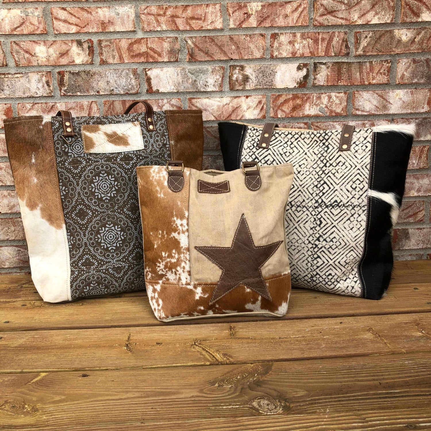 Canvas and Cowhide