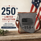 250th Anniversary Crossbody Bag – America 250 – Recycled Military Patriotic Canvas Bags