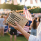 Patriotic Canvas Handbag – Vintage American Flag Wristlet for Women – Veteran & Patriotic Gift Idea