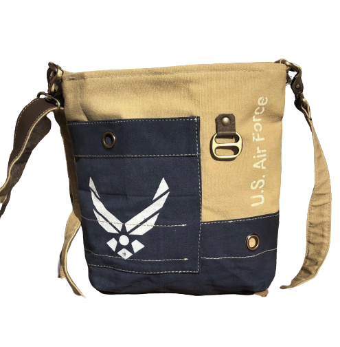 US Air Force Canvas Crossbody Bag ~  Air Force Proud!