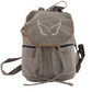 Unisex Gray Sustainable Canvas Backpack — Choose Your Branch and Print