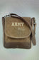 Small Messenger Minimalist Sustainable Canvas Crossbody ~ Custom Print