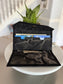 Yellow, Brown or Black Repurposed Military Minimalist Wallet