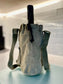 Water, Wine, Bourbon Bottle Sustainable Canvas Carrier with Zip Pocket