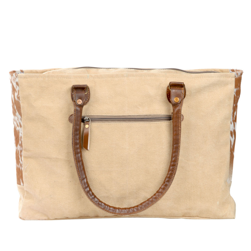 Boulangerie Weekender with Cowhide Trim Tote Bag