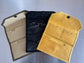 Yellow, Brown or Black Repurposed Military Minimalist Wallet