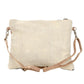 Small Deer Crossbody with Cowhide Trim