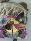 Dragonfly Passport Bohemian Style Sustainable Military Canvas Bag