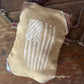 US Flag Travel, Festival or Small sustainable canvas Patriotic Passport Crossbody Bag
