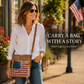 Patriotic American Flag State Crossbody  Patriotic Bag of the Summer ~ 250th Anniversary