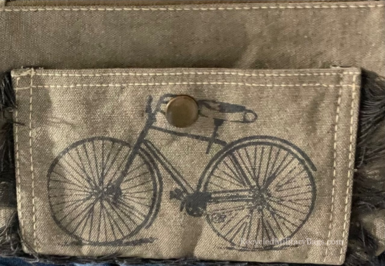 Fringe Bicycle Wristlet ~ Bike Lovers Gift