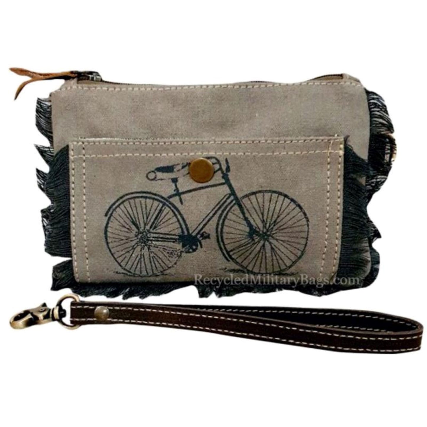 Fringe Bicycle Wristlet ~ Bike Lovers Gift