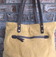 Moonlight Silver No. 4 Moonshine Sustainable Canvas Purse Tote Bag with Crossbody Strap