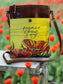 NEW! Peace Love Joy - Sunshine Yellow with Poppies Crossbody ☀️