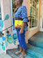NEW! Peace Love Joy - Sunshine Yellow with Poppies Crossbody ☀️