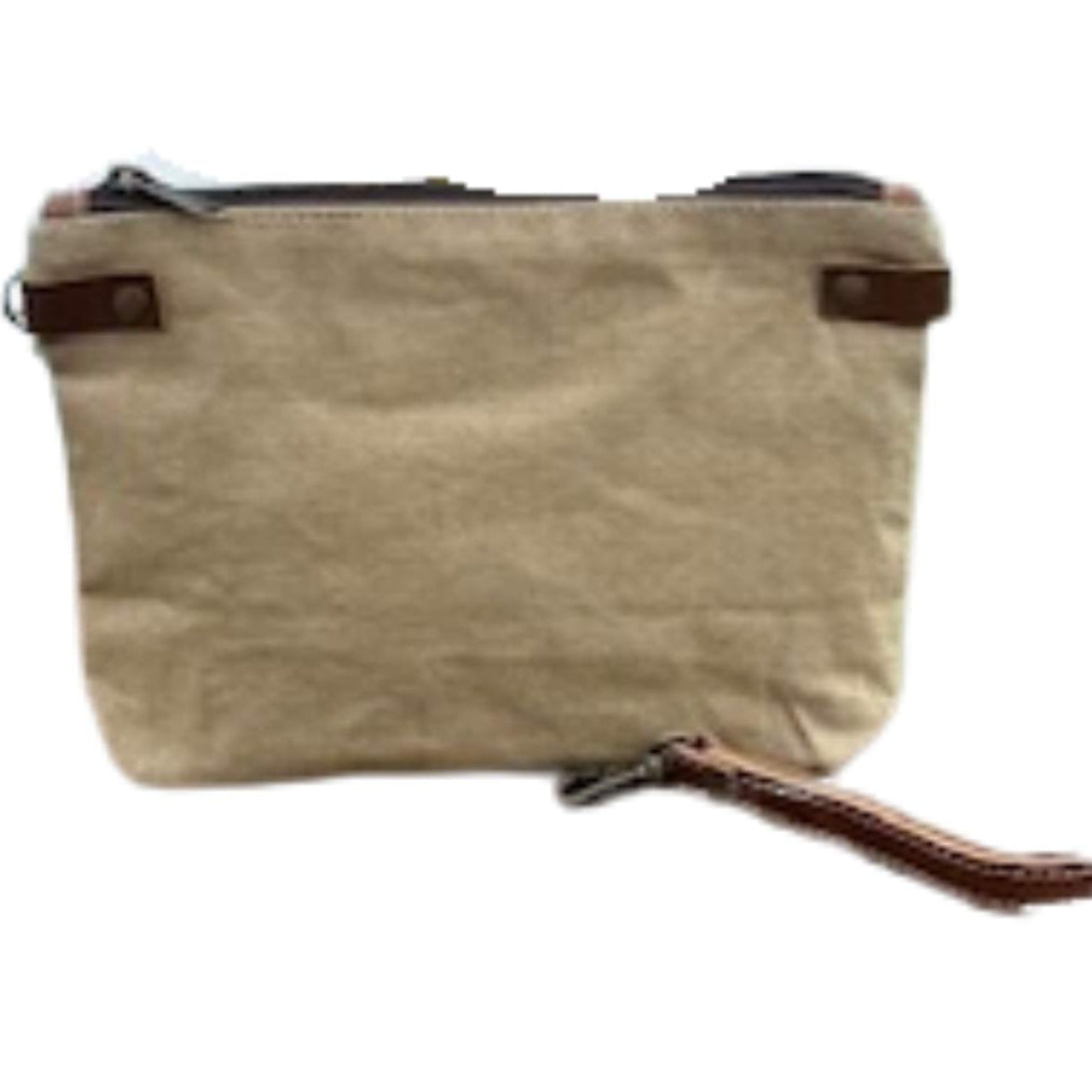 Canvas Wristlet or Carry All Pouch