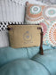 Queen Bee Canvas Pouch Carry All Wristlet