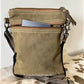 UpCycled To Rio De Janeiro Crossbody Bag - Made from Repurposed Military Canvas