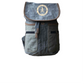 Unisex Gray Sustainable Canvas Backpack — Choose Your Branch and Print