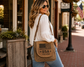 250th Anniversary Messenger Canvas Crossbody Purse for Women July 4th Celebration Bag