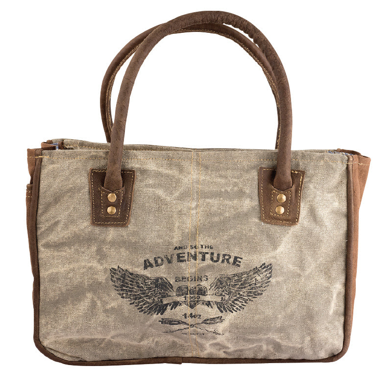 Angel Wing Adventure Shoulder Bag Purse or Small Tote with Crossbody Strap ~ It's Heavenly!