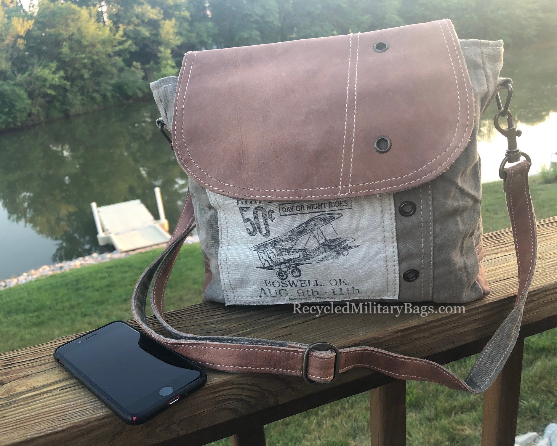 RIDE IN STATE MESSENGER BAG