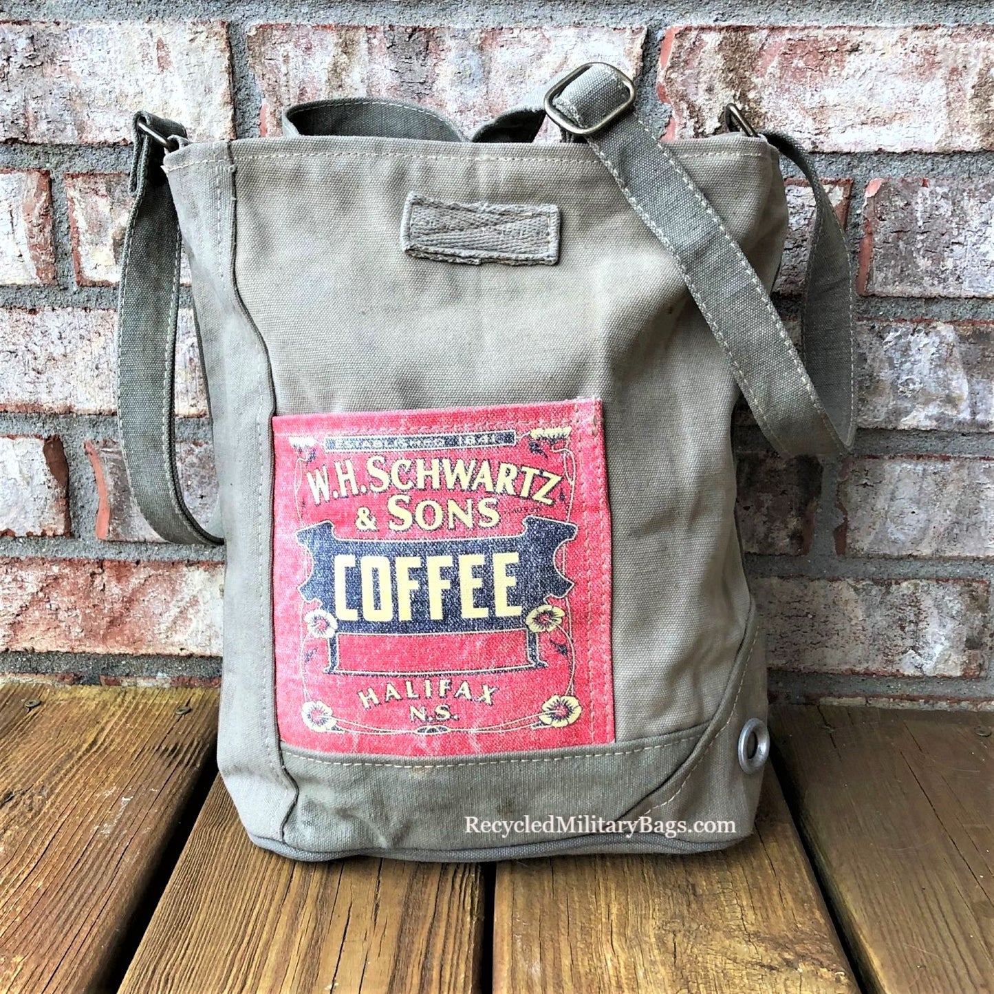 Canvas Coffee Crossbody Purse! If you love coffee...you'll love this!