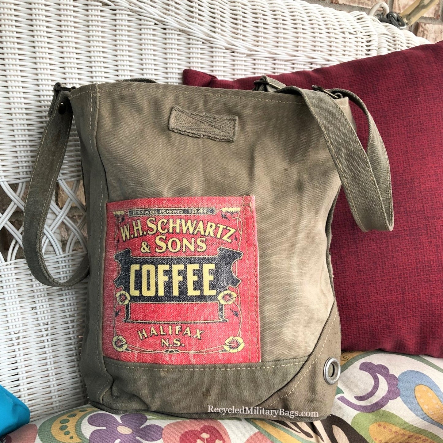 Canvas Coffee Crossbody Purse! If you love coffee...you'll love this!