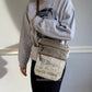 Peace & Patience Canvas Crossbody ~ 2 Zip Front Pockets ~ Perfect Gift