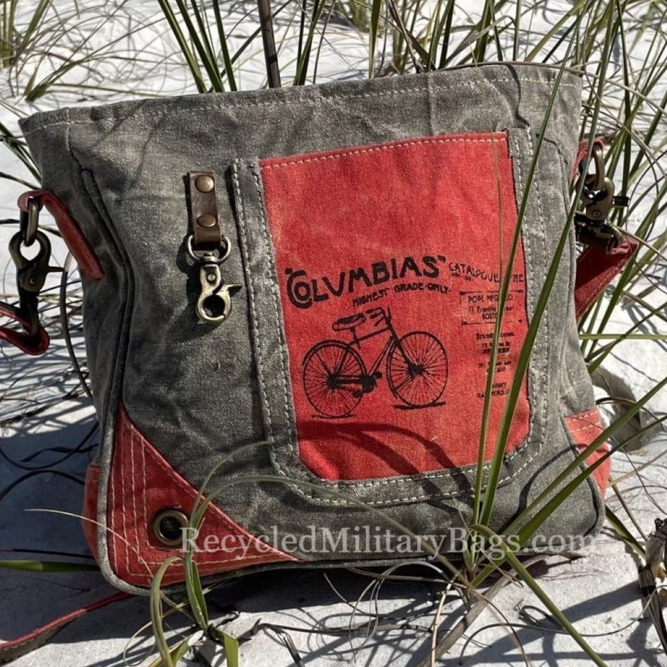 Military Canvas Bike Messenger Bag