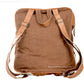 Unisex Canvas & Hairon Hide Leather Backpack! Exceptional Quality and Beautiful Design