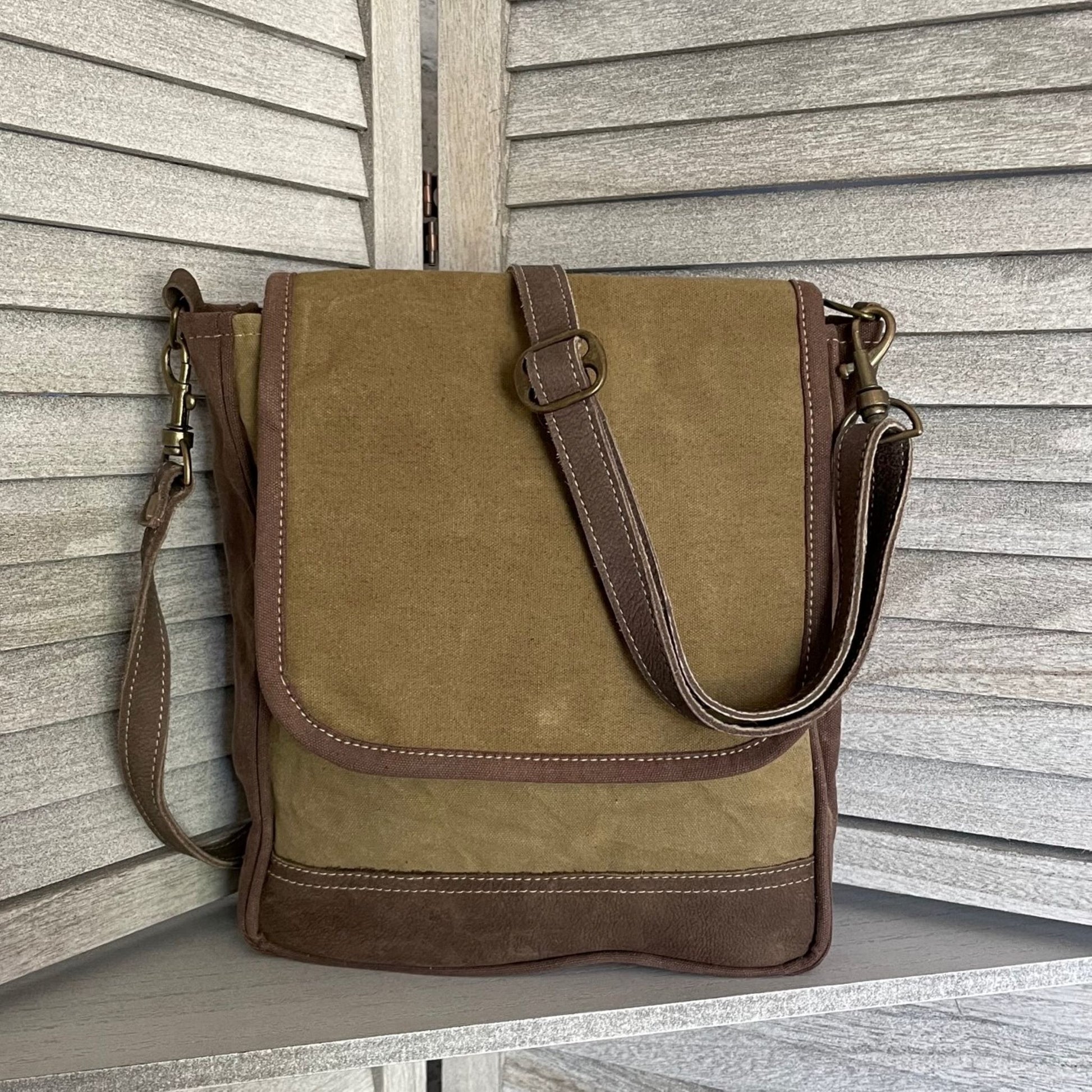 Men's Leather Checkered Sling Bag Crossbody Purse Chest Shoulder Handbags  Travel | eBay