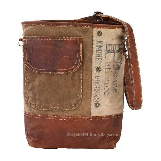 Canvas Messenger Bag Military Canvas Vintage Laptop Bag Shoulder Rucks –  Travell Well