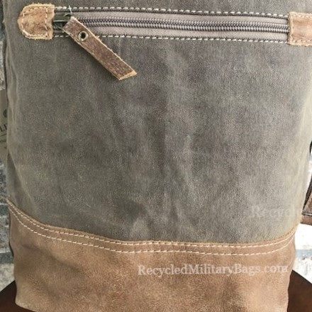 The Original Peace and Patience Sustainable Canvas Crossbody Bag