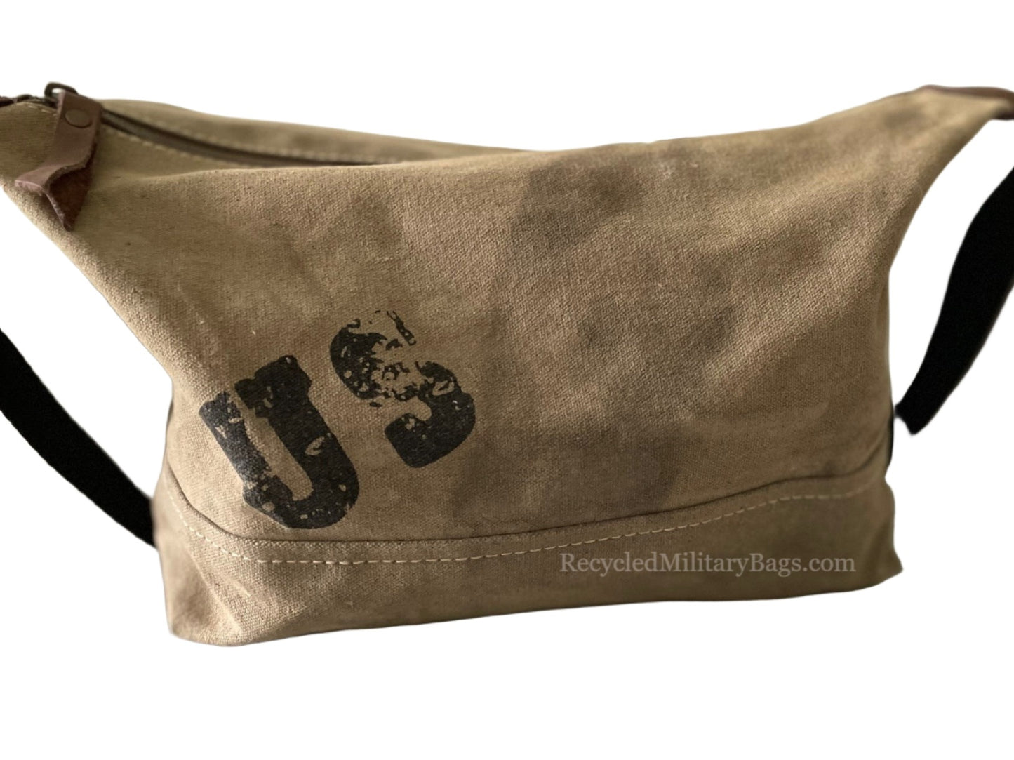 Military Canvas Dopp Kit, Travel Case, Shaving Kit or  Makeup Bag ~ Great Gift!